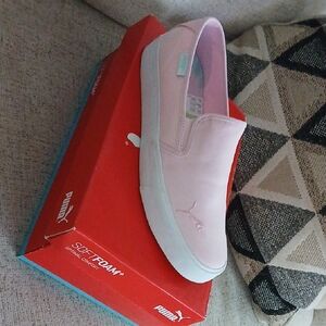 PUMA Women's Pink Slip-On Shoes